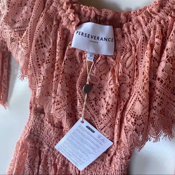 Perseverance London peach Doily Lace peaco… - Picture 6 of 8